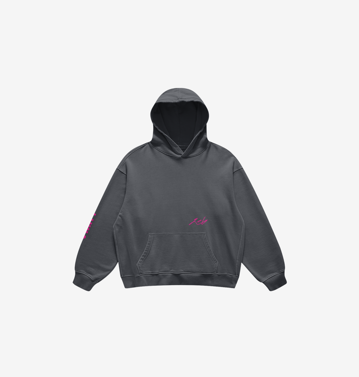 EAGLE PINK & GRAY HOODIE