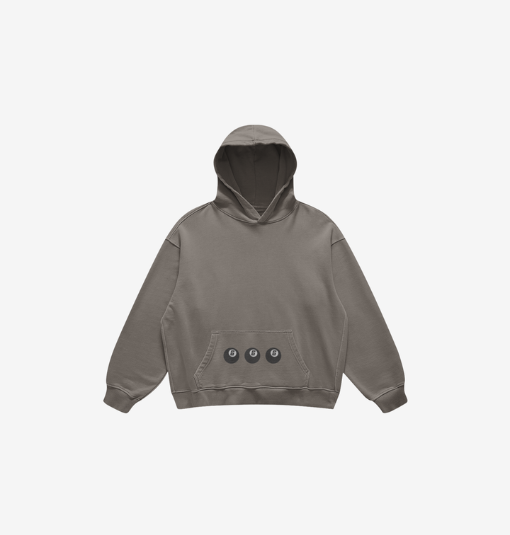 8BALL FRIAR GRAY HOODIE