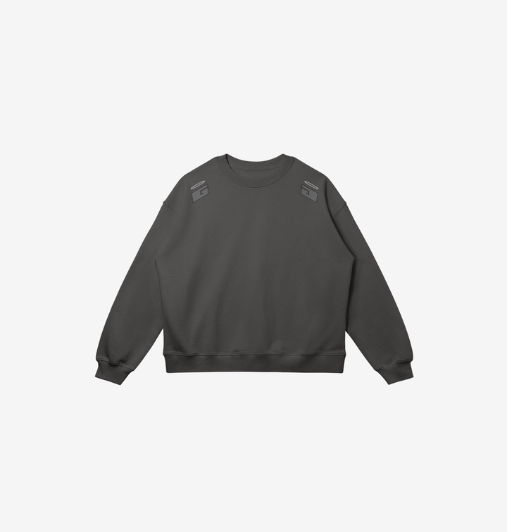 CHARCOAL GRAY CREWNECK