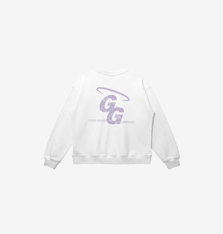 EAGLE PURPLE & WHITE CREWNECK