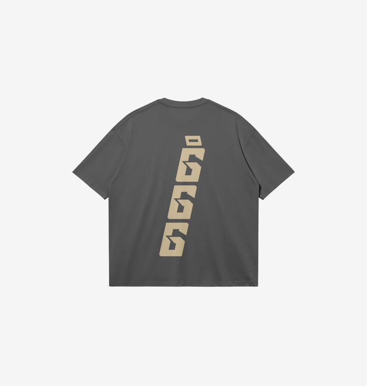 GGG SMOKY GRAY BOXY TEE