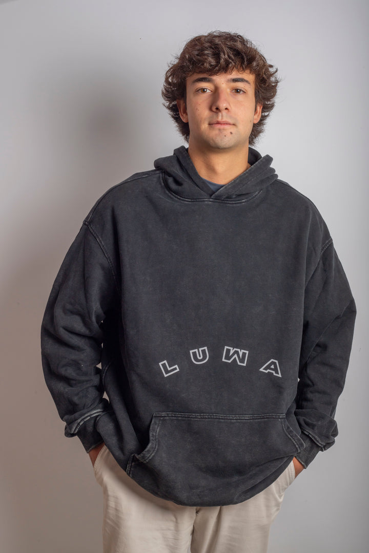 PRIME FADED BLACK HOODIE