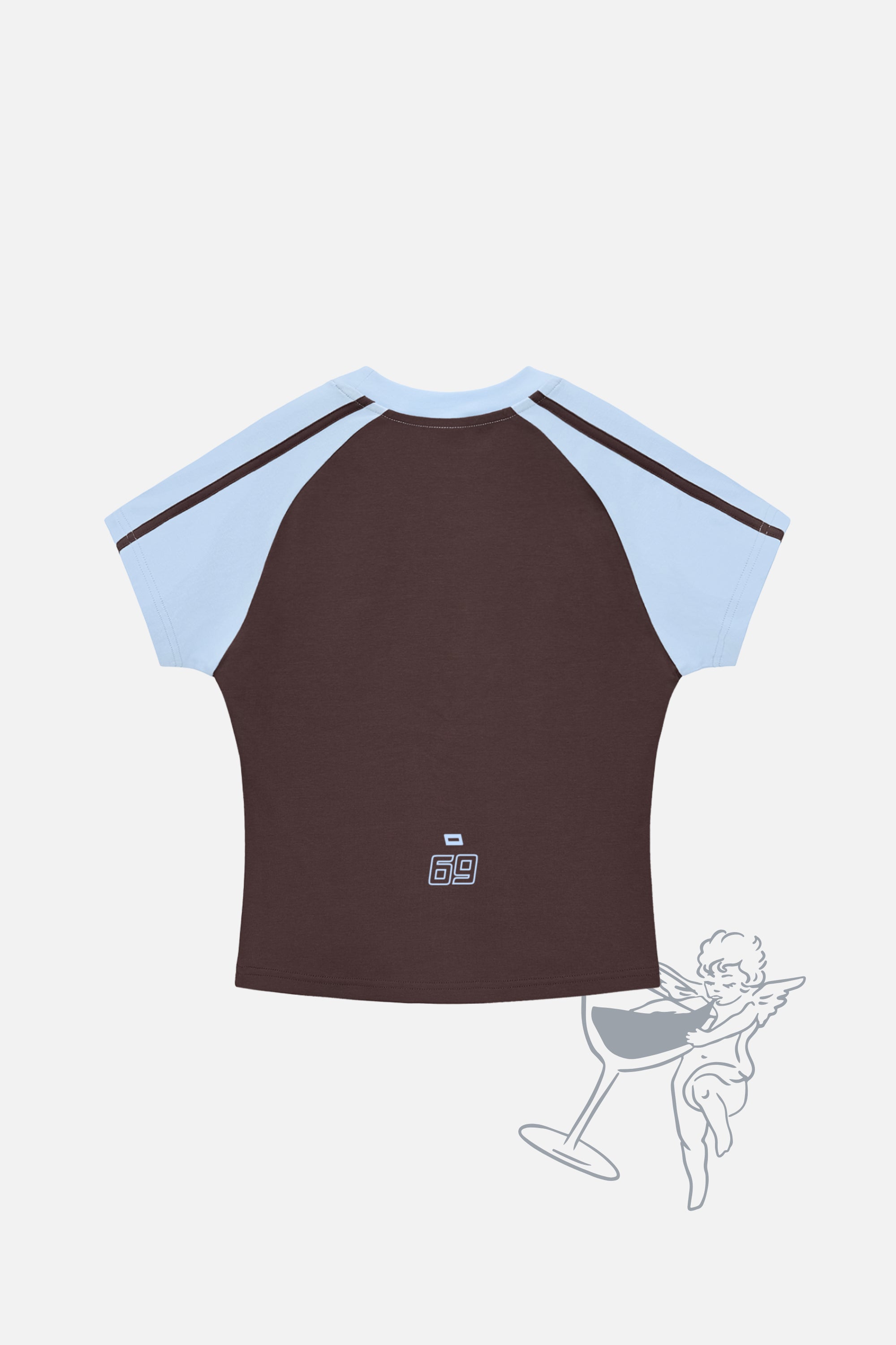Mocha 69 Raglan Top