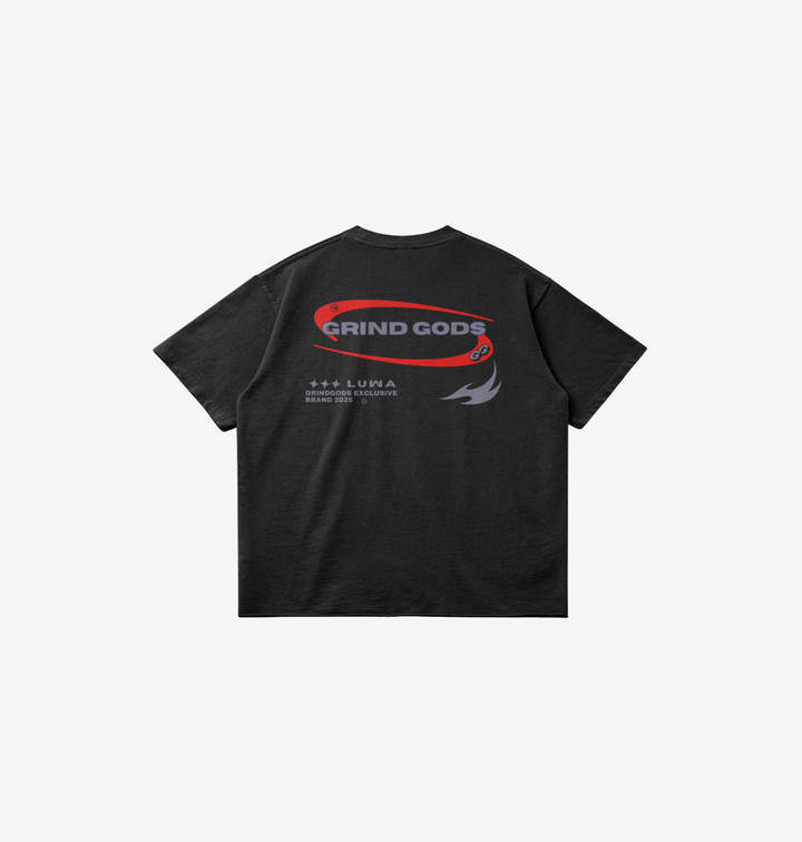 DISC BLACK FADED CUT TEE