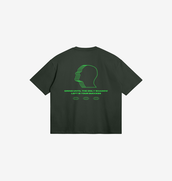 SHADED/JUNGLE GREEN BOXY TEE