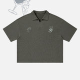 Moss Club Polo - Gray Green