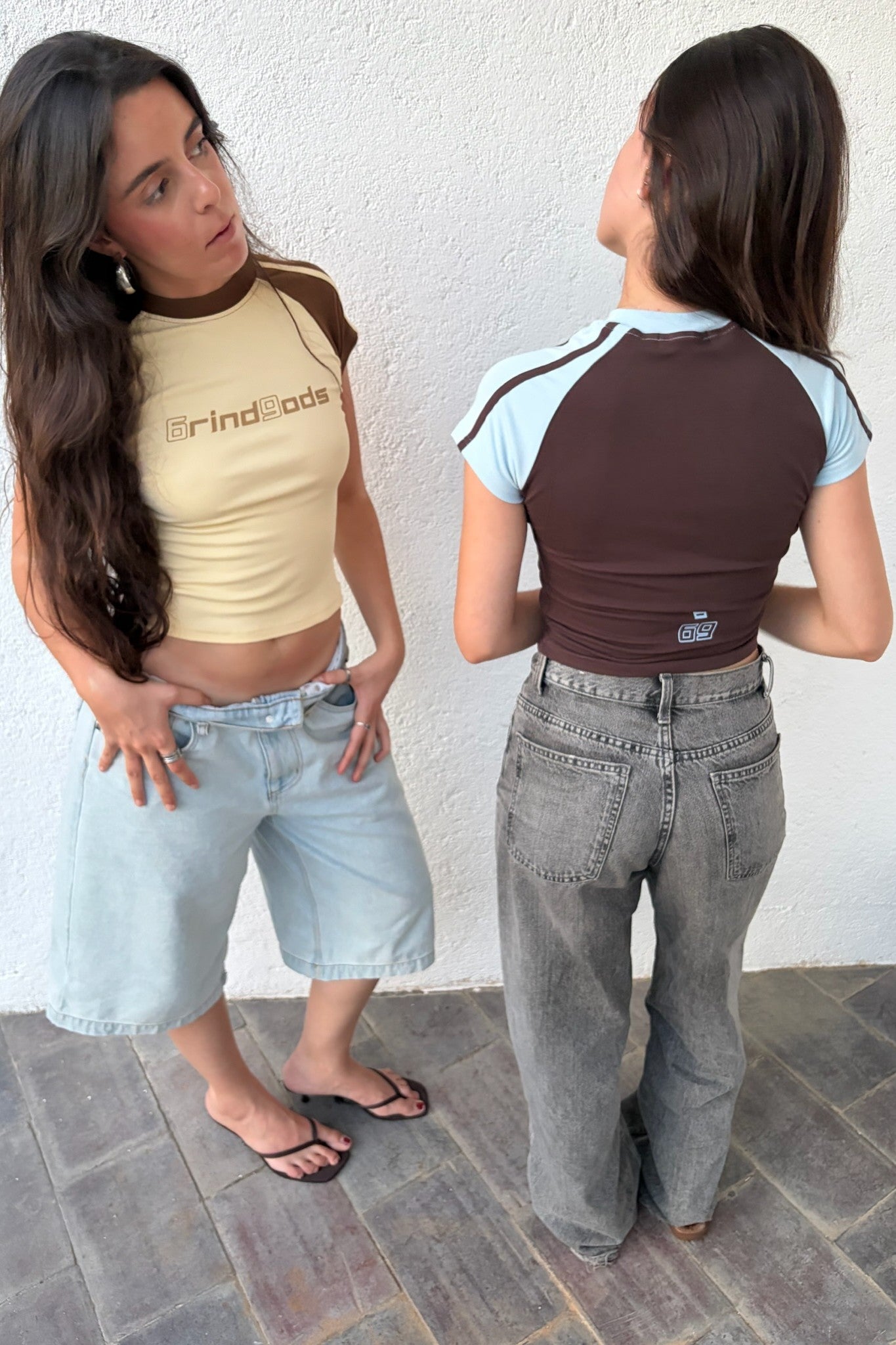 Mocha 69 Raglan Top