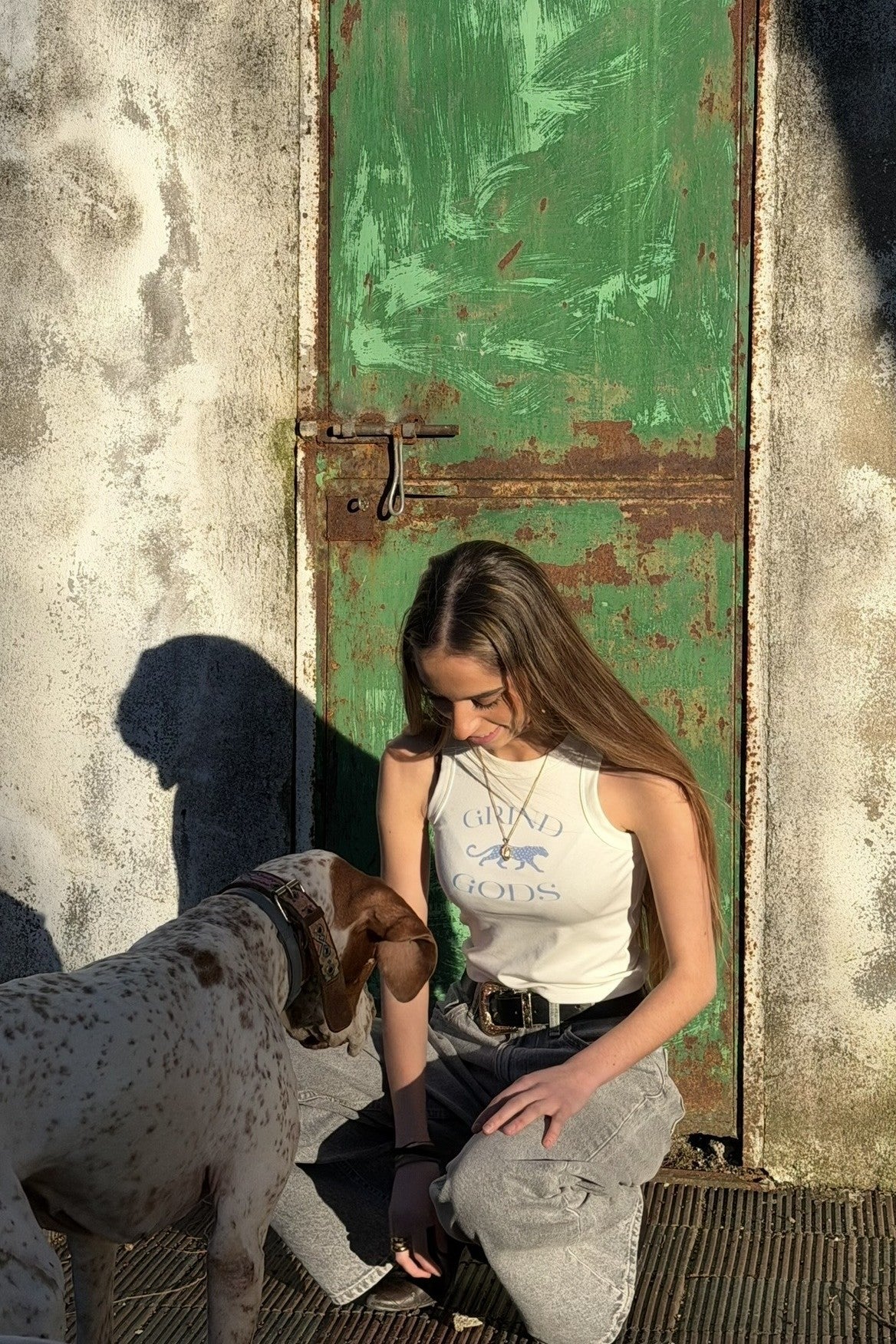 White Panther Top