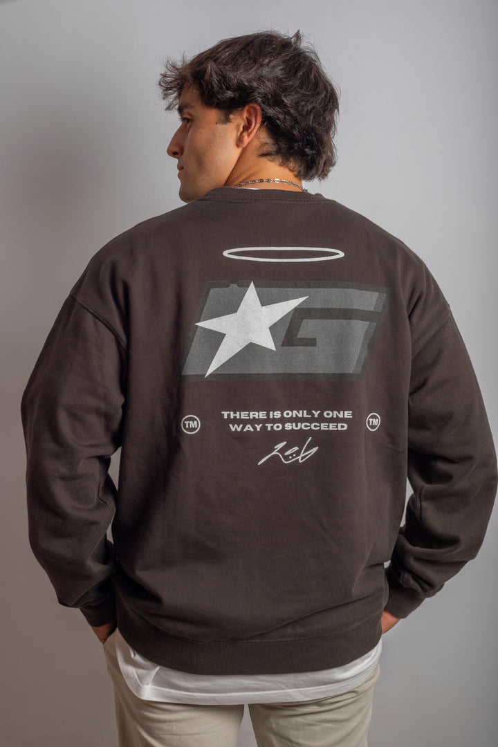 CHARCOAL GRAY CREWNECK