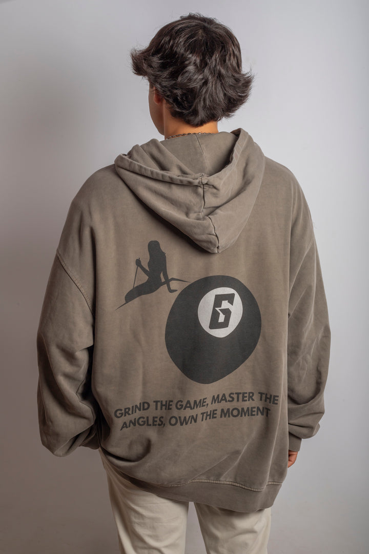 8BALL FRIAR GRAY HOODIE