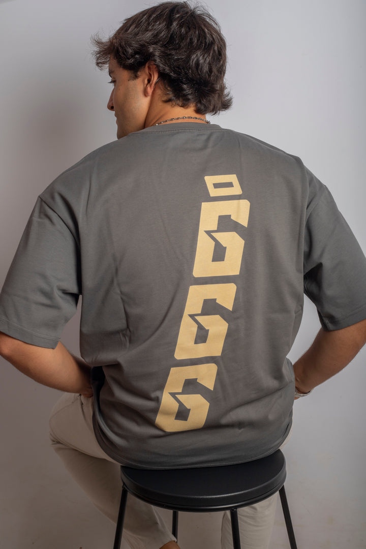 GGG SMOKY GRAY BOXY TEE