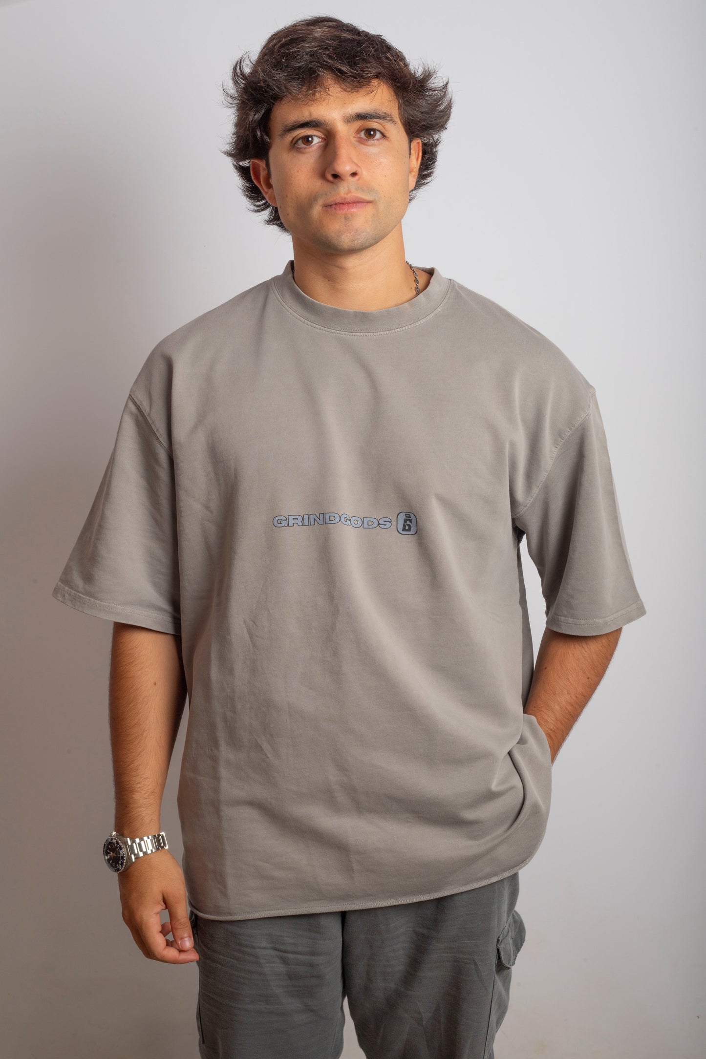 LUWA GRAY CUT TEE